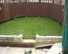 Artificial Grass in Somerset - After